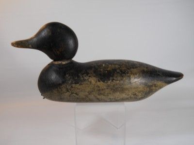 Blue Bill Broad Bill Drake Duck Decoy Solid Wood Factory Decoy Mason 