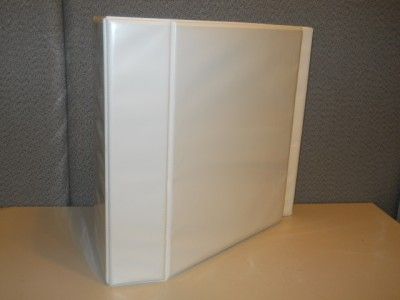   White 5 Nonstick Heavy Duty EZD Ring Reference View Binder