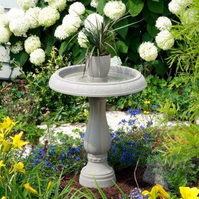 Allied Precision Flower Pot Birdbath Allied Bird Bath