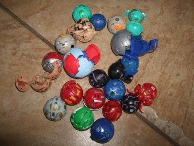 lot 21 bakugan battle brawlers 3 different sizes