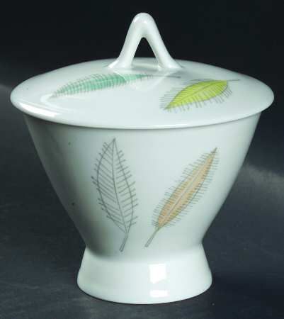 Continental Rosenthal Bunte Blatter Leaf Sugar Bowl w L