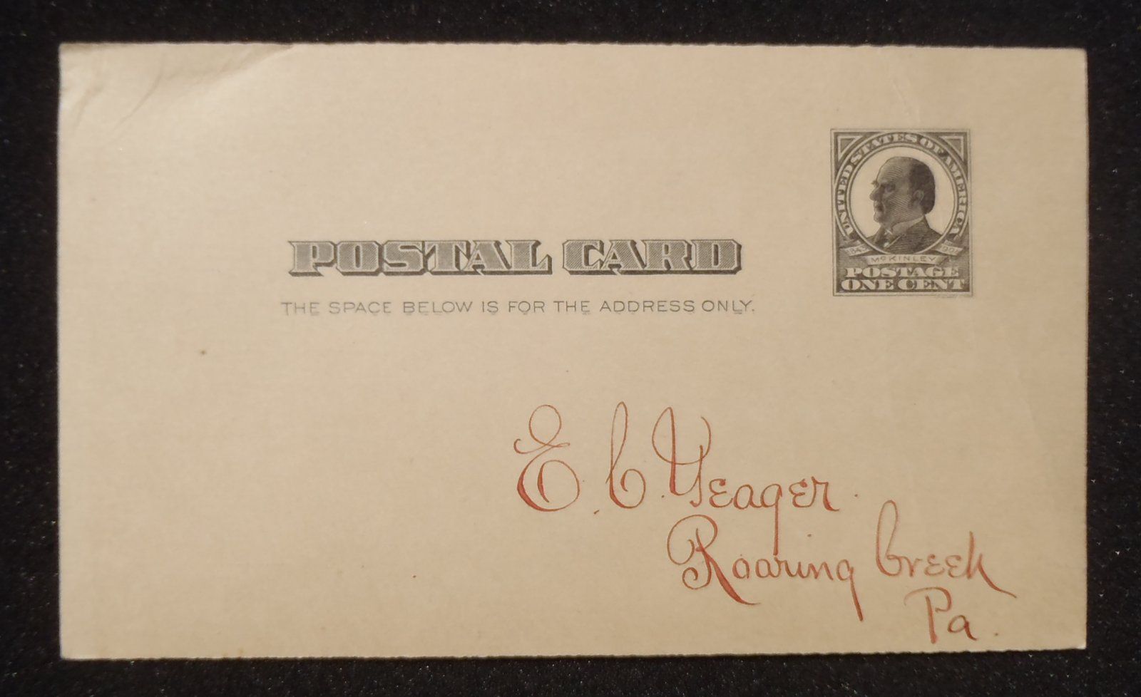   Bros Druggists Bickleys Bloomsburg PA Columbia Co Postal Card