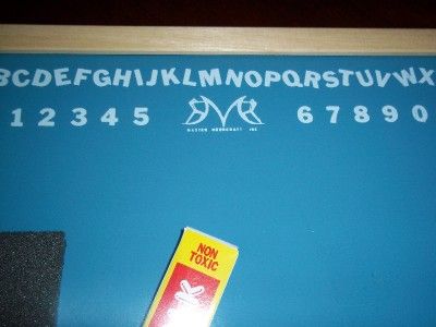 Vintage ABC Numbers Chalk Eraser Chalkboard School Office Home Teacher 