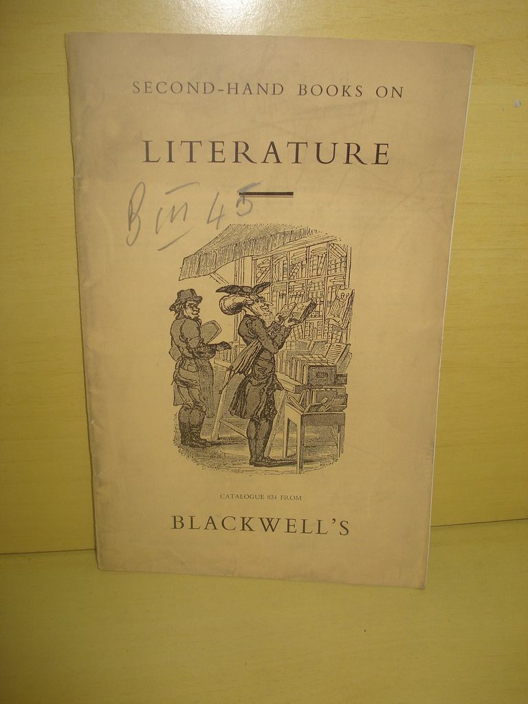 Second Hand Books on Literature Catalogue BlackwellS