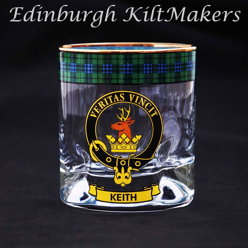 Cochrane Clan Crested Whisky Glass Tartan Whisky Glasses