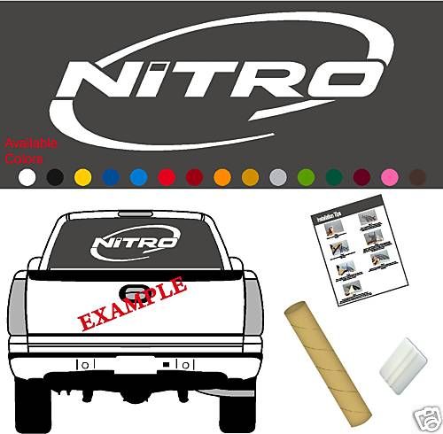  Nitro Boats Logo Decal Vinyl Sticker Graphic