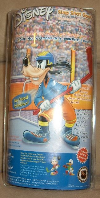 Disney Slap Shot GOOFY New York Islanders Bobblehead Bobble Hockey In 