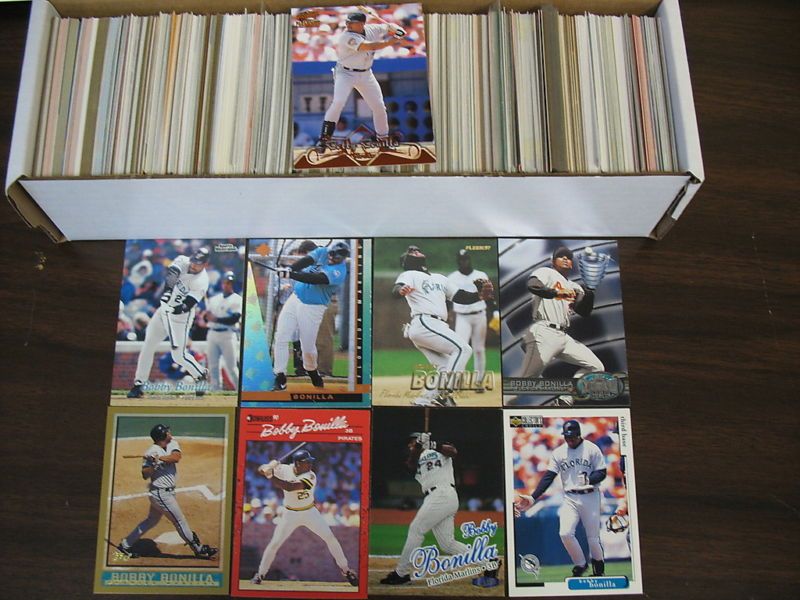 643 Card Huge All Bobby Bonilla Lot Collection