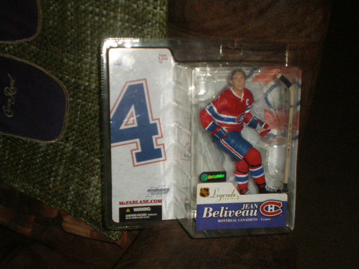 MCFARLANE JEAN BELIVEAU NHL LEGENDS SERIES 2 MONTREAL CANADIENS