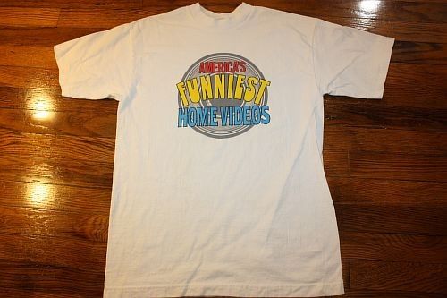 Vtg 90s Americas Funniest Home Videos T Shirt Bob Saget