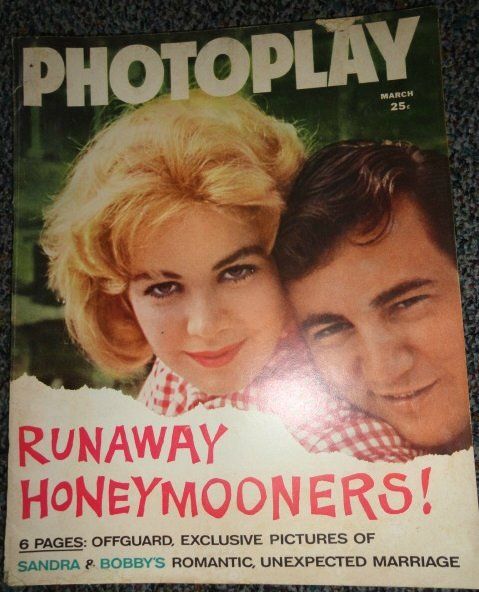   Photoplay 3/1961 Tony Curtis Elizabeth Taylor Sandra Dee Tommy Sands