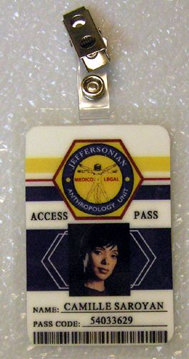 Bones Jeffersonian TV Series ID Badge Camille Saroyan