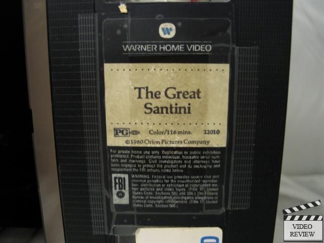 Great Santini The VHS Robert Duvall Blythe Danner