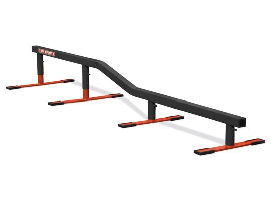 New Bravo Sports Ten Eighty Kinked Rail Modular Skate Park System Over 