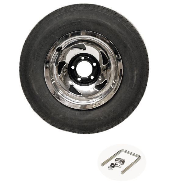   160308 Trail America st205 75R14 Steel Boat Trailer Tire w Rim