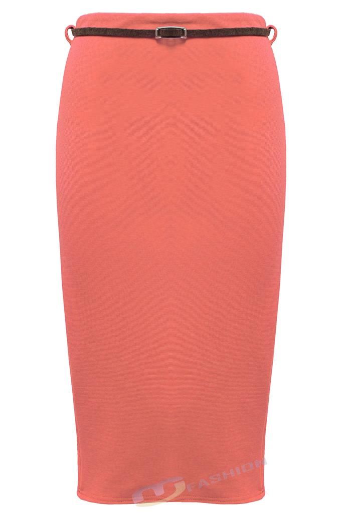   for Women Stretchy Rib Knee Length Bodycon Size 8 10 12 14