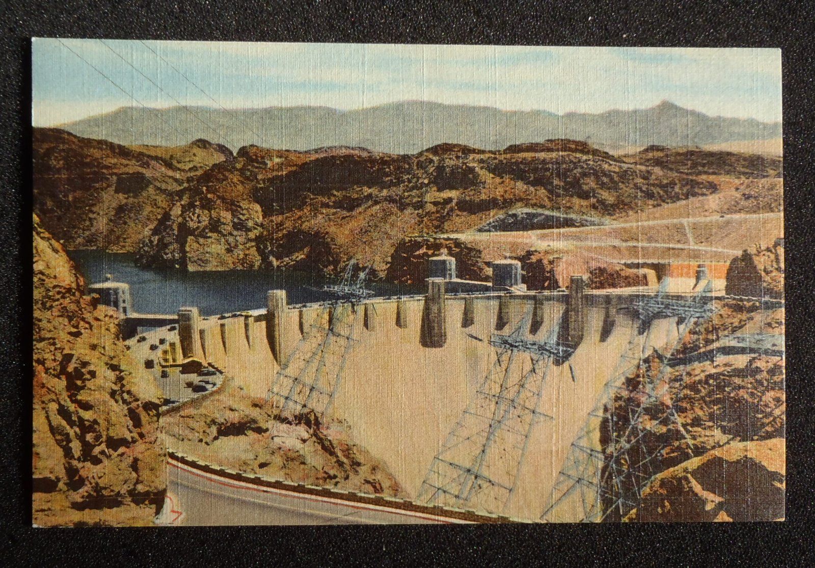   Dam Union Pacific Railroad Boulder City NV Clark Co Postcard Nevada