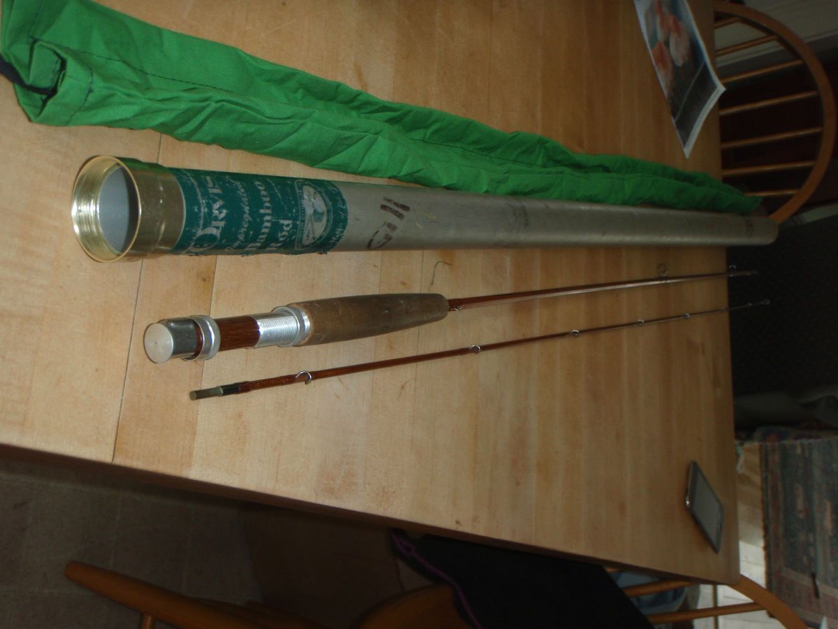 ORVIS MADISON FLYROD BAMBOO 7 1 2 FEET WEIGHT 3 7 8 6 WEIGHT