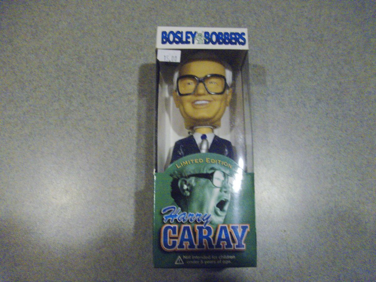 BOSLEY BOBBERS CHICAGO CUBS ANNOUNCER HARRY CARAY BOBBLEHEAD NIB