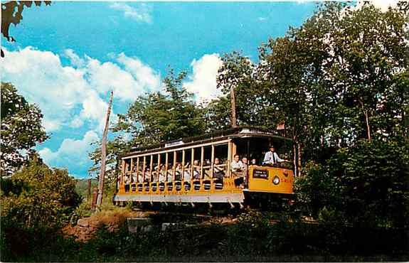 CT, East Haven, Connecticut, Branford Trolley Museum, Car No. 1414 