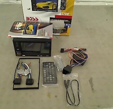 Boss BV9354 in Dash Double DIN DVD  CD Am FM Receiver