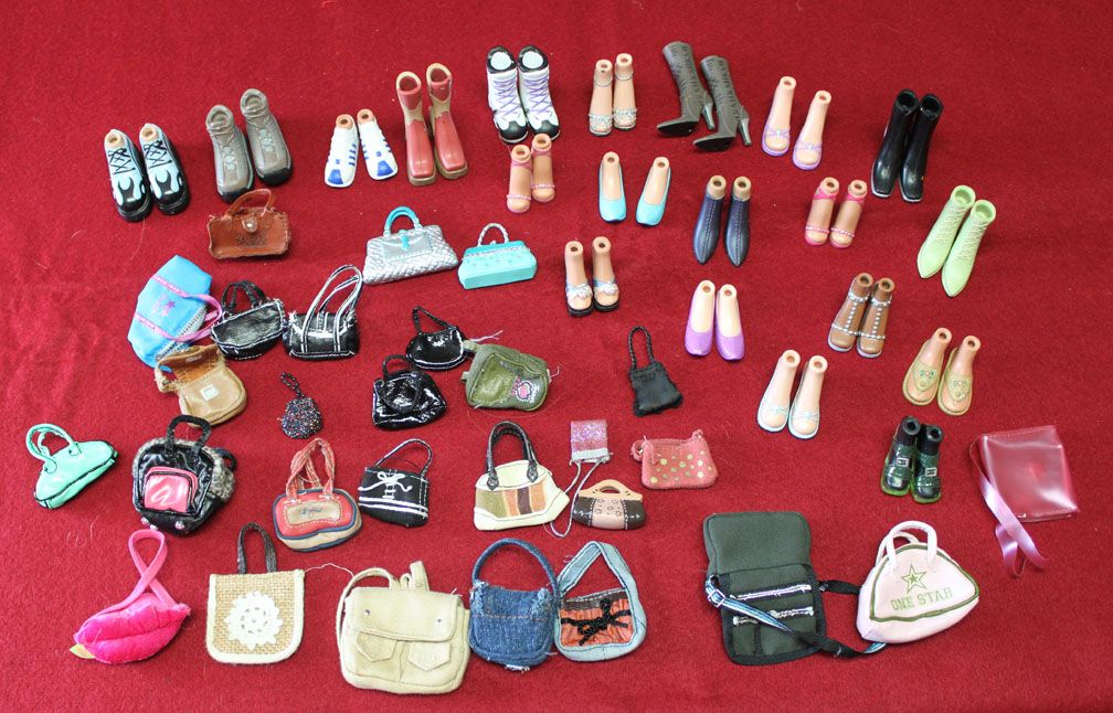 63 Big Bratz Doll Shoes Purses