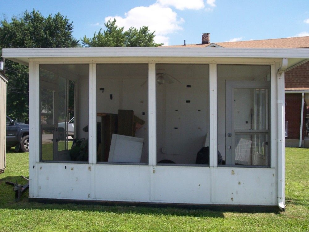 Sunroom Portable Office Smoke Breakroom Trailer Display