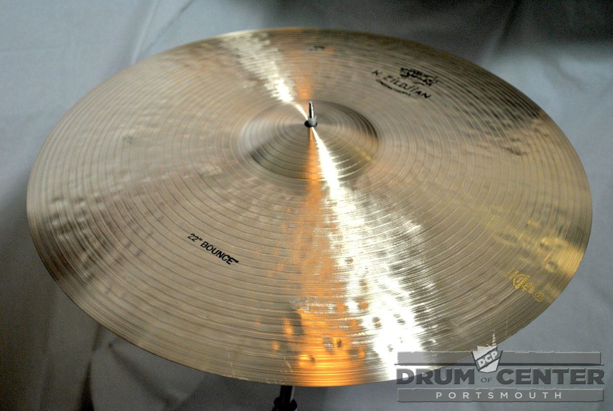 Zildjian K Constantinople Bounce Ride Cymbal 22 2438 grams Video Demo 