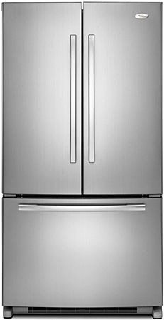 Whirlpool Gold Stainless Steel Bottom Freezer Refrigerator