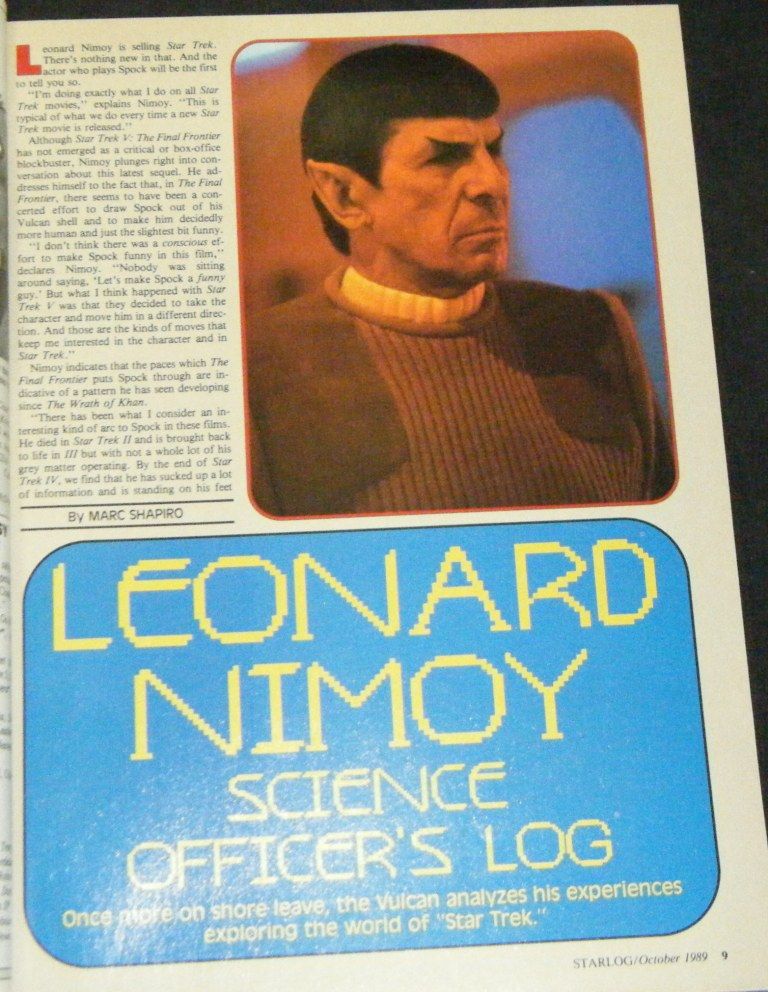 Star Trek The Next Generation in 4 Sci Fi Magazines
