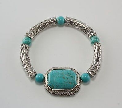  Stretch Turquoise Bracelet Lot of 100 $5 Ea