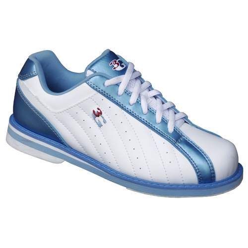   women s kicks white blue bowling shoes sz 8 kicks are stylin cool and