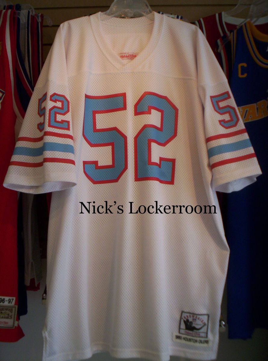   Mitchell & Ness 1980 Houston Oilers Robert Brazile Throwback Jersey 60