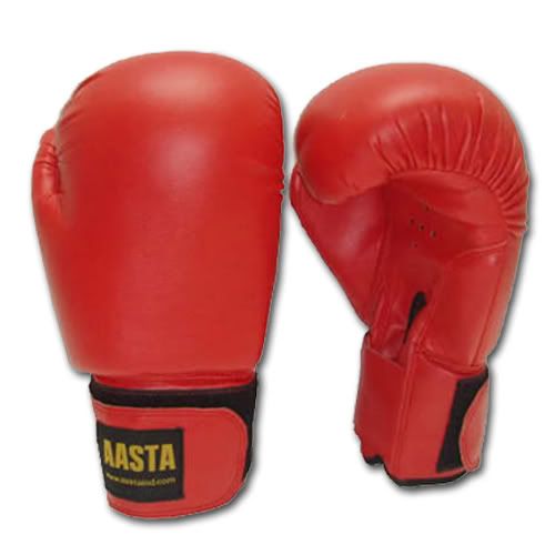 Boxing Gloves Pair PU Training Sparring Mitts MMA