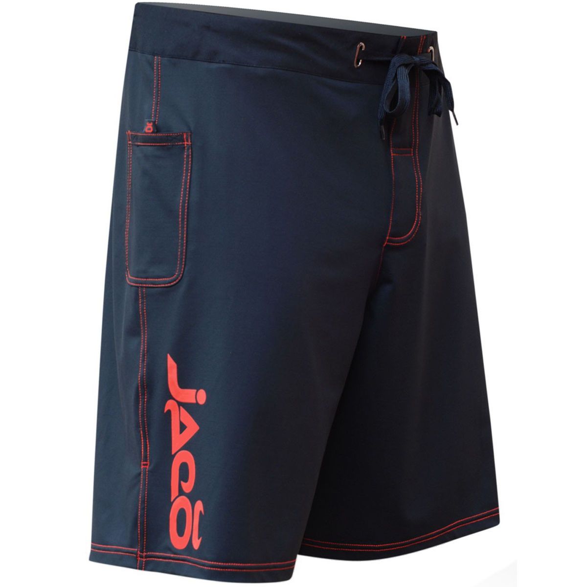 Jaco Hybrid Training MMA Fight Shorts Black Red