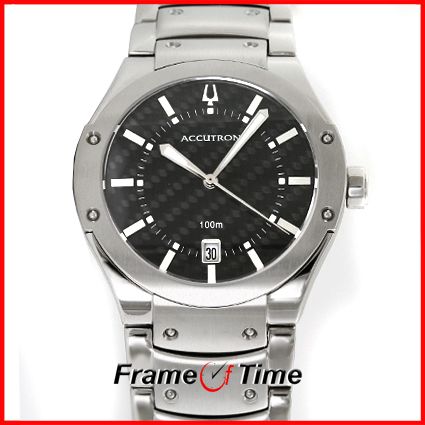 accutron men s breckenridge 26b60 black steel watch brand accutron 