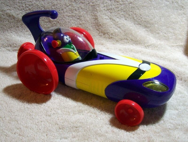 Veggie Tales Larry Boy Mobile Car (11 long) with Larry Boy