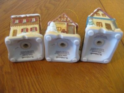 HUMMEL PORCELAIN BAVARIAN VILLAGE ORNAMENTS~THE BRADFORD EDITION