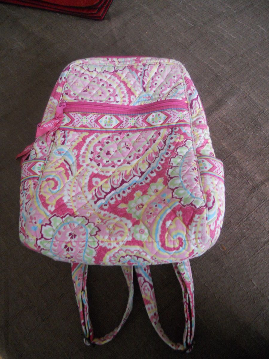 Vera Bradley Capri Melon Backpack Used