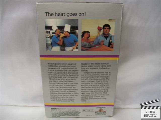 Hot Resort VHS Bronson Pinchot Tom Parsekian