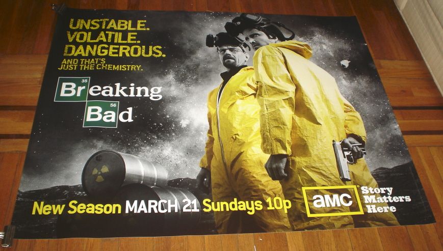 Breaking Bad AMC 5ft Poster Giant RARE Season 3