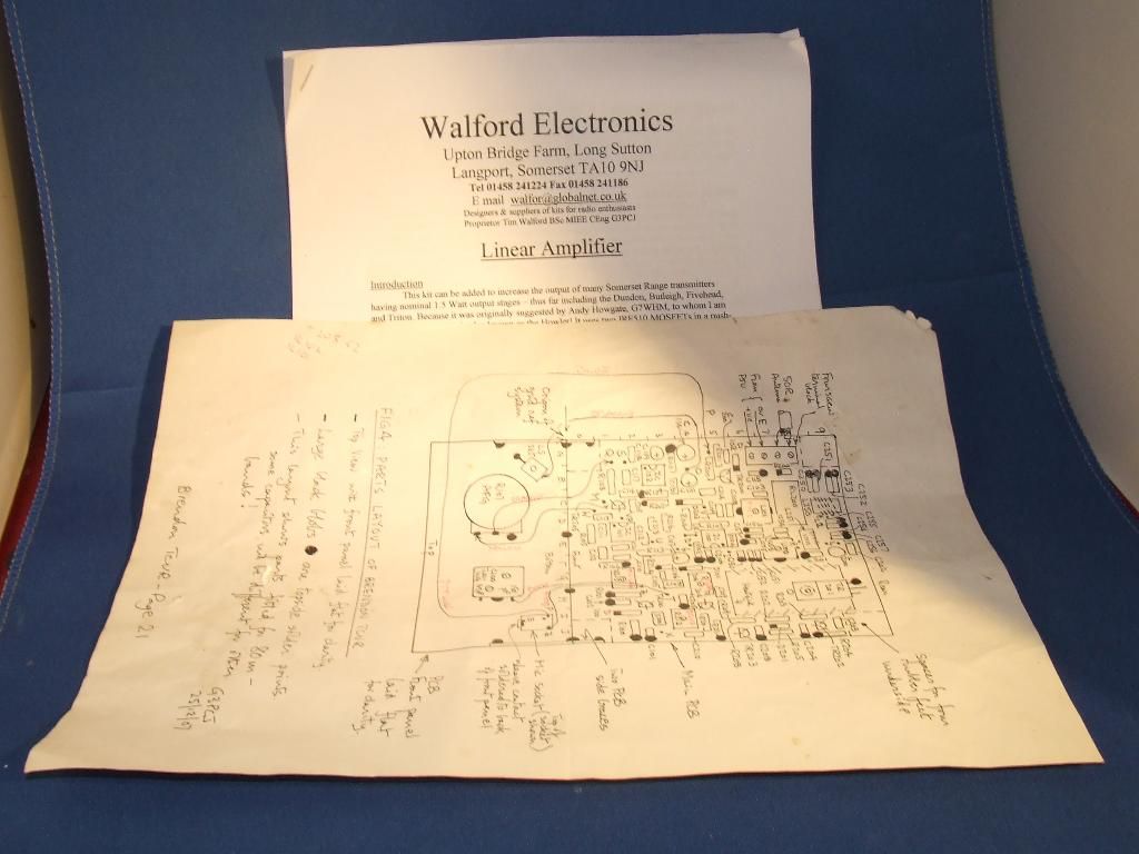 Walford Electronics Brendon TX RX with Linear 3 5MHz QRP Part 