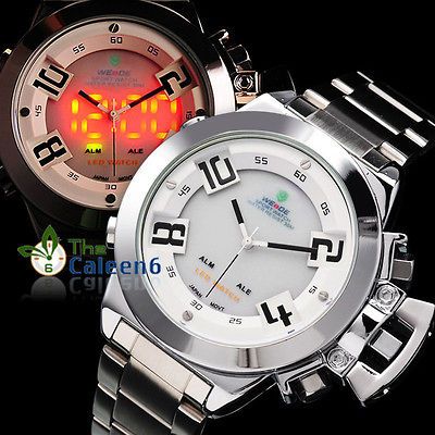 NEW Fashion Date Shockproof Face 45MM LED Sport Digital bilek İz Men 