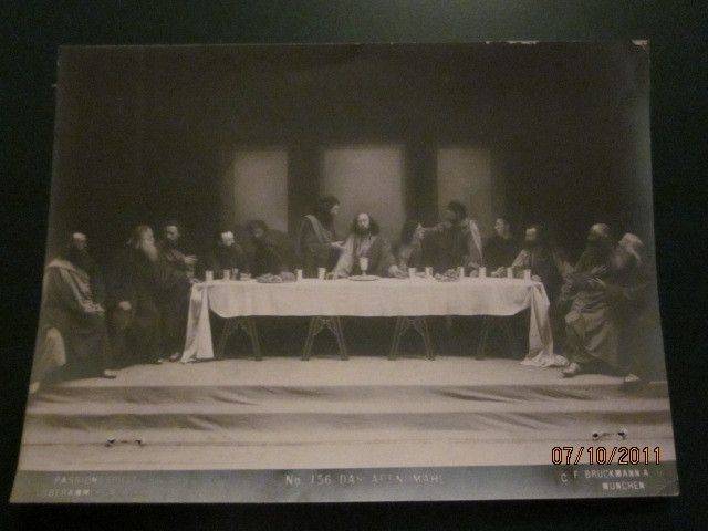 1910 Photo Oberhammergau Passion Play F Bruckmann 156