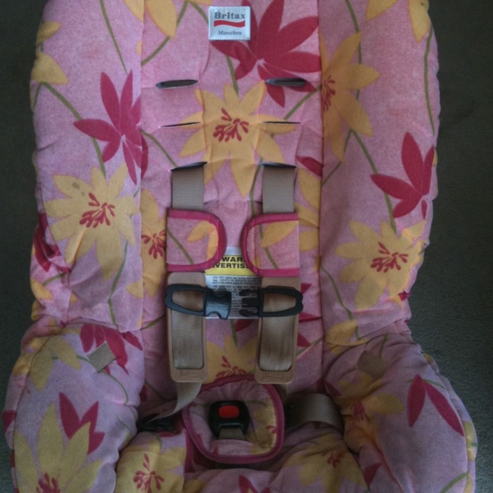 Britax Marathon Car Seat Cover Pink Floral