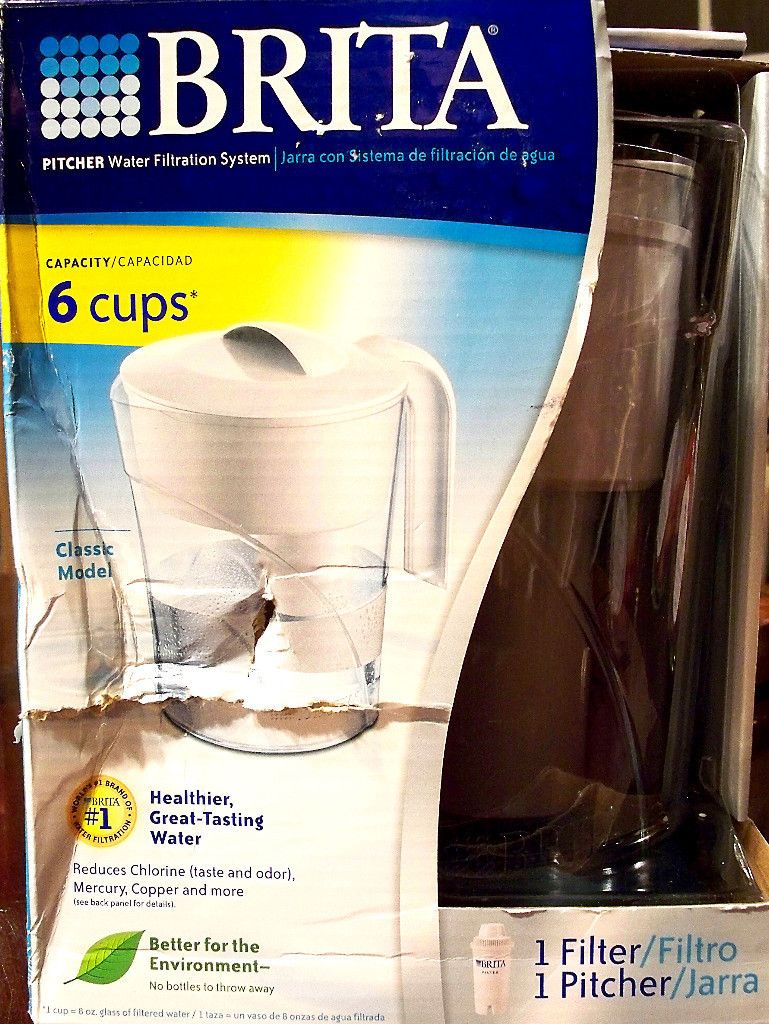 Brita 6 Cup Pitcher Electronic Filter Change Indicator