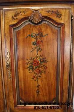 Drexel Heritage Brittany Louis XV 41 Door Chest Armoire