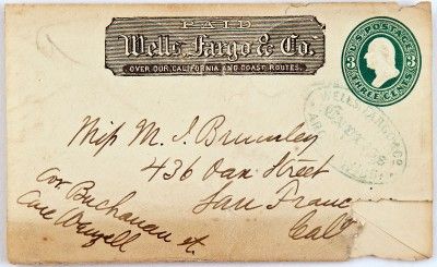 Wells Fargo Co Express Cover San Francisco California