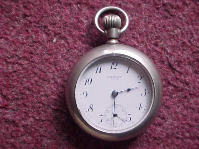 Antique Standard Railroad Train Steam Engine Locomotive Pocket Watch 