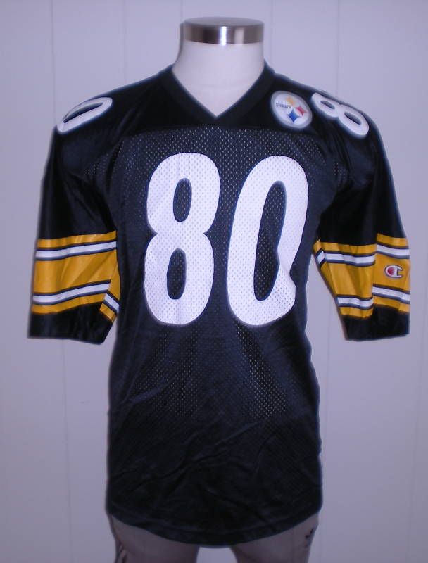 Vntg Plaxico Burress Steelers Jersey Size 48 FB 1